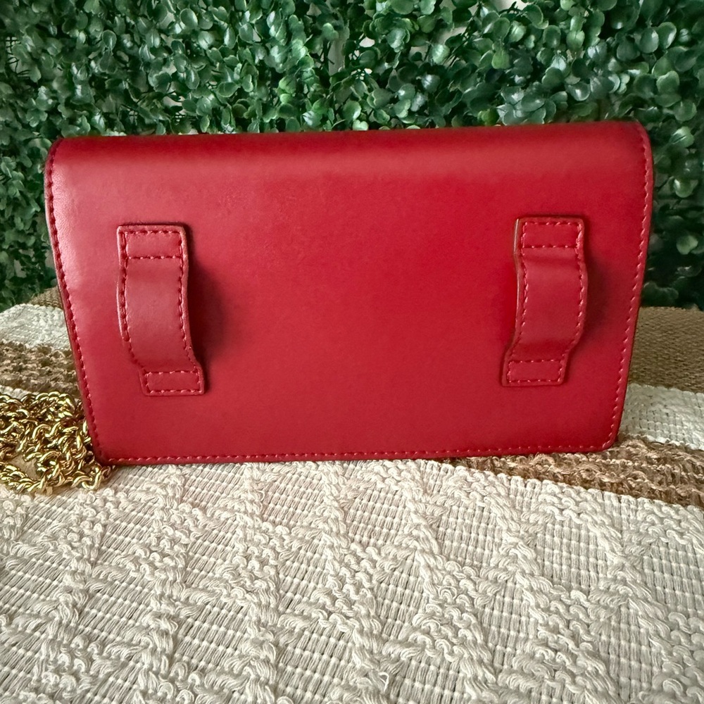 Fendi Leather Red F Crossbody Bag/ Belt Bag - Picture 5 of 9